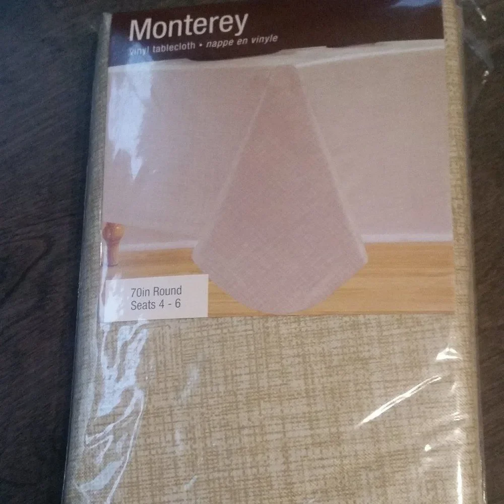 NWT Monterey vinyl tablecloth